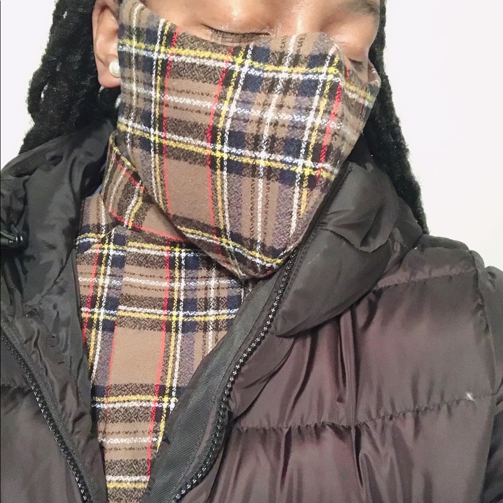 Scarf with matching face mask!